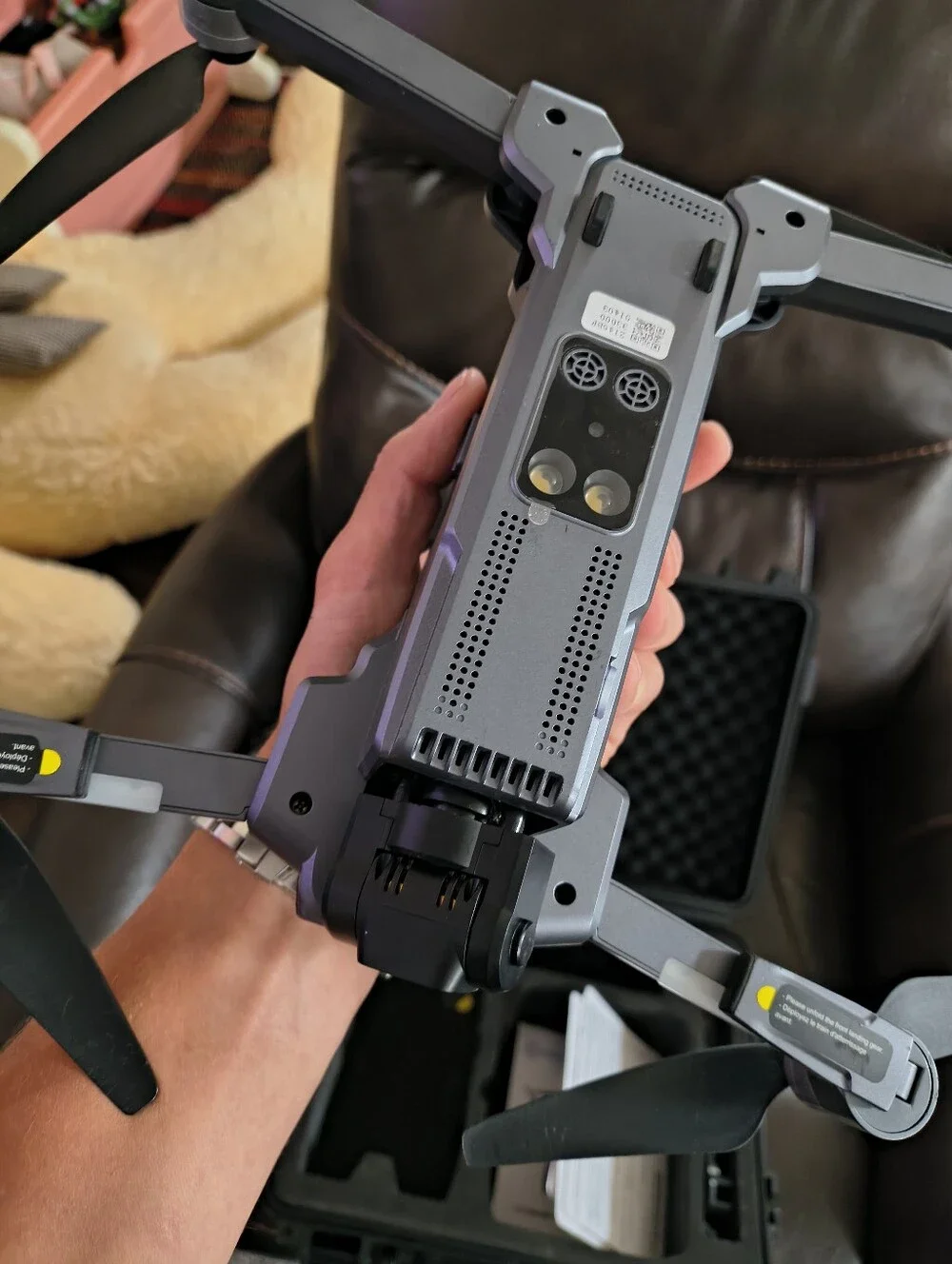 Contixo F33 Foldable Drone with Controller - Gray & Black